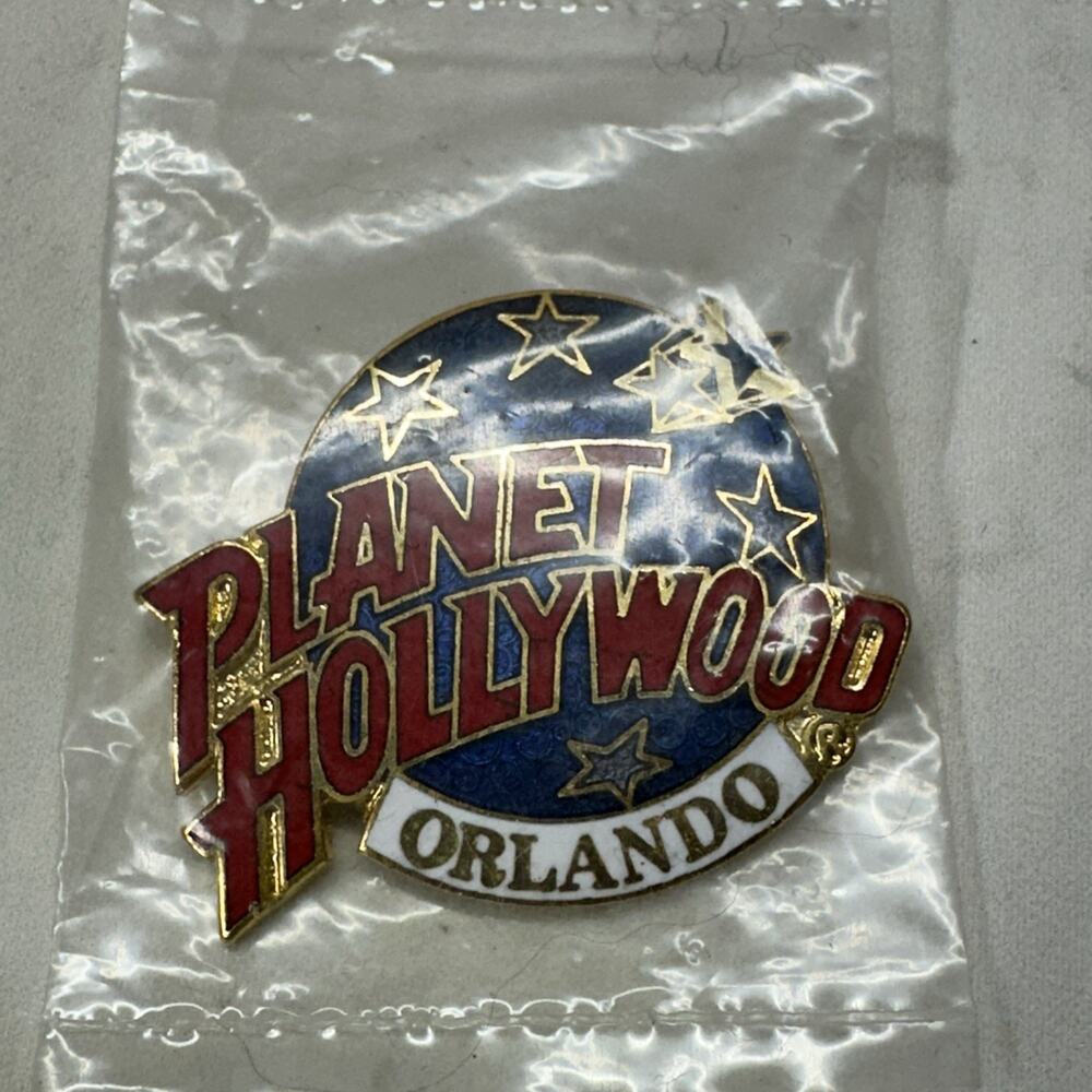 Planet Hollywood Classic Logo Pin Orlando location Vintage Pin New